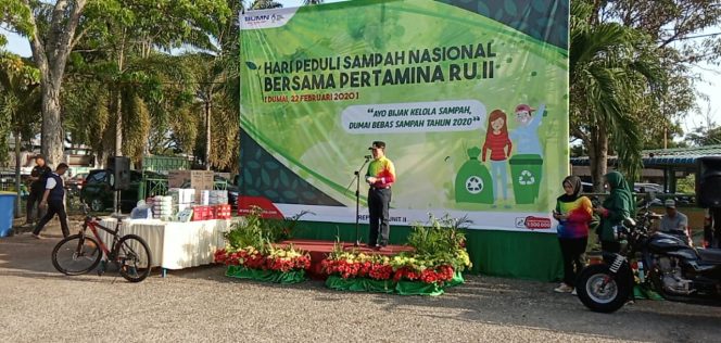 
					Walikota Dumai, Drs H Zulkifli AS MSi saat memberikan sambutan.