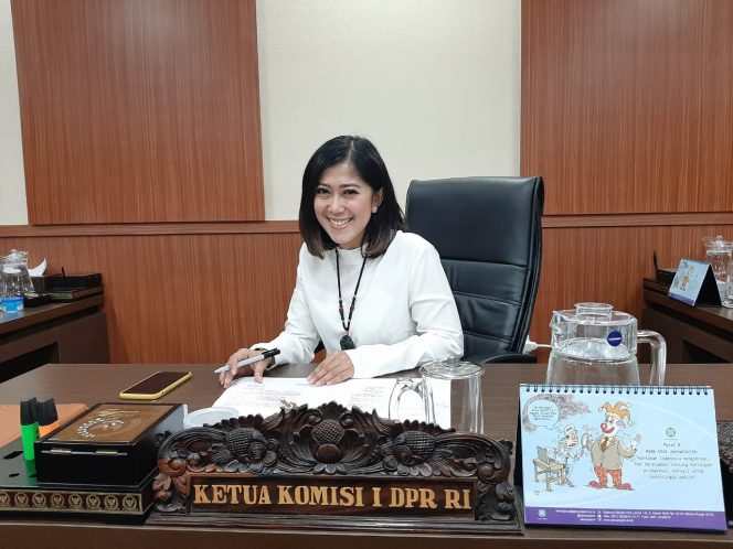 
					Ketua Komisi I DPR RI Meutya Hafid.(Foto: Okezone/Harits)