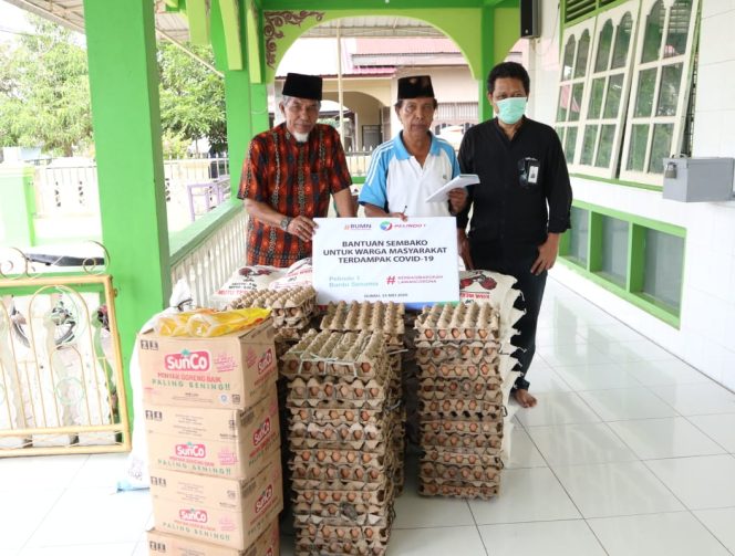 
					Jelang Idul Fitri, Pelindo 1 Cabang Dumai Bagikan 1.068 Paket Sembako