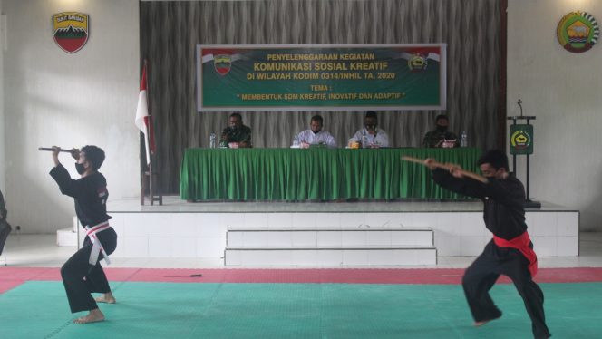 
					Turnamen Pencak Silat Bagi Pesilat Muda Digelar Kodim 0314/Inhil 