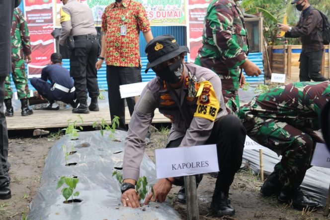 
					Program Kampung Tangguh Nusantara Tahun 2020, Polres Dumai Launching Gerakan Jaga Kampung