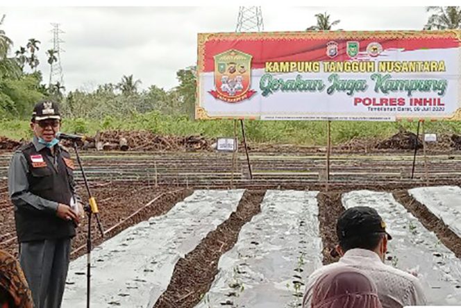 
					Resmikan Kampung Tangguh Nusantara, Bupati Inhil: Terimakasih Kami Ucapkan Pada Polda Riau dan Polres Inhil