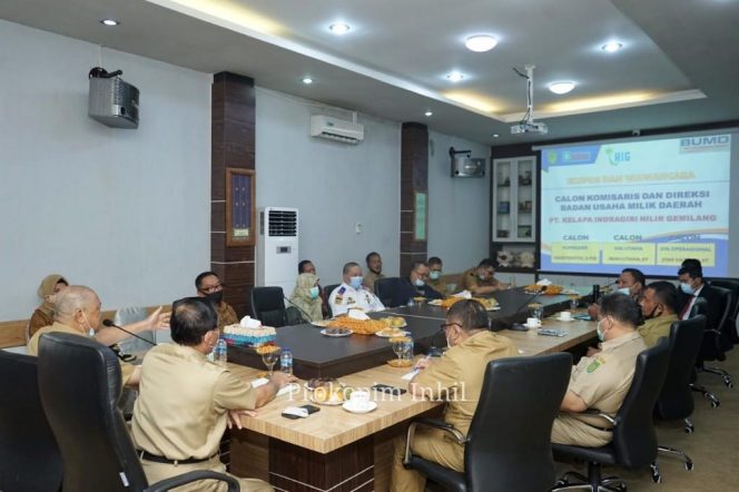 
					Uji Kelayakan Calon Komisaris dan Direksi PT KIG, Bupati Inhil: Diharapkan PT KIG Bekerjasama Dengan BUMDes Yang Ada Di Desa-desa