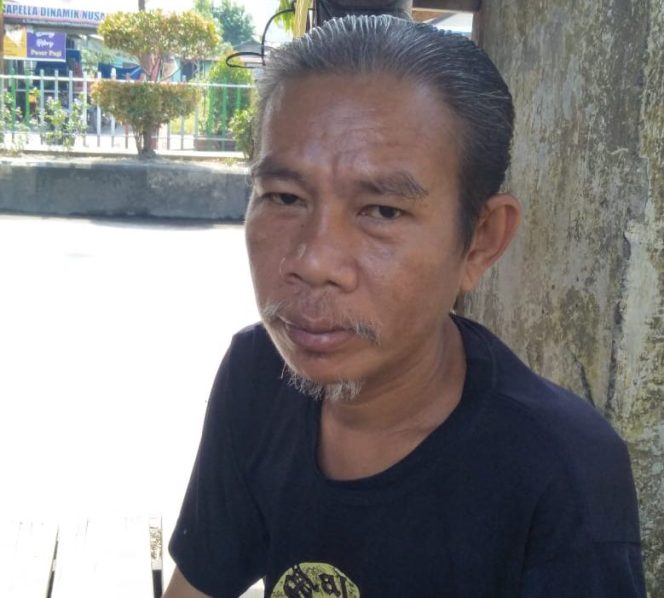 
					Amar, salah satu masyarakat Gunung Daek Inhil