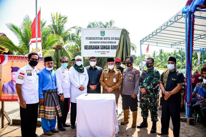 
					Wakil Walikota Dumai Resmikan Kelurahan Sungai Geniot