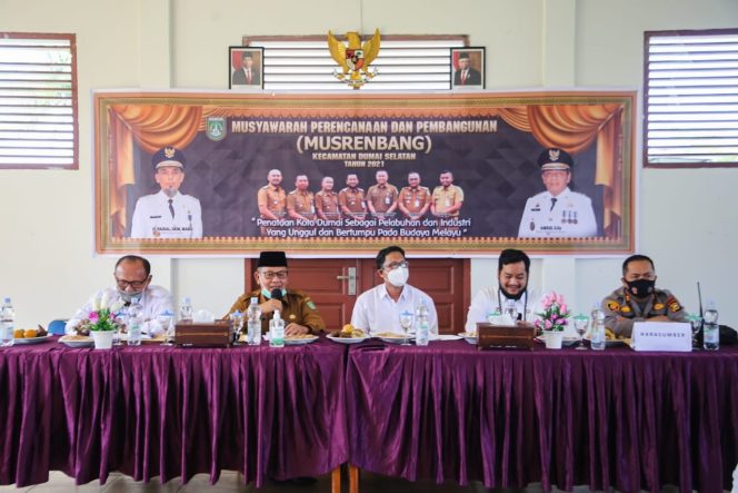 
					Wakil Walikota Dumai Hadiri Musrenbang Kecamatan Dumai Selatan