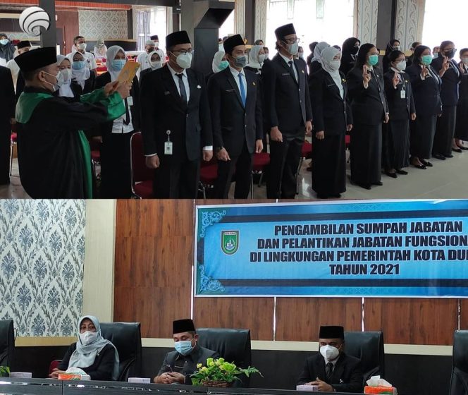 
					34 Orang Guru dan Tenaga Kesehatan Dilantik Bersama Di Aula Dinas Pendidikan