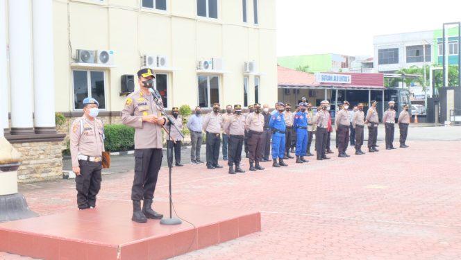 
					Polres Dumai Gelar Apel Kesiapsiagaan Kebakaran Hutan dan Lahan