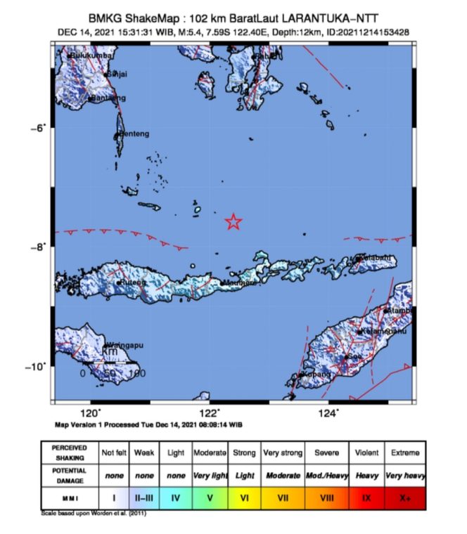 
					Berita Gempa Terkini NTT Kembali Diguncang Magnitudo 5.4