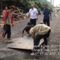 Sumur resapan di Perumahan Bona Indah, Lebak Bulus, Jakarta Selatan yang telah dipasang penutup besi. Dok. Lurah Lebak Bulus