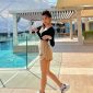 Foto Gabriella Ekaputri - Aksi Gabby dan Junior Robert Diduga Berciuman Heboh