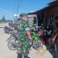 Cegah Covid-19, Babinsa Koramil Bukit Kapur Patroli dan Sosialisasi