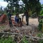 Babinsa Koramil PWK 04 Medang Kampai Giat Patroli dan Sosialisasi Karhutla