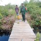 Koramil 01 Dumai Giat Patroli Karhutla