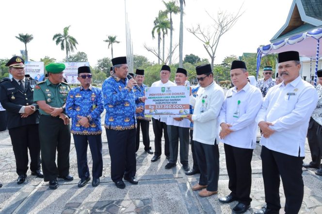 
					Pemkab Siak Peringati HUT Korpri ke-52 dan Hari Guru Nasional Tahun 2023