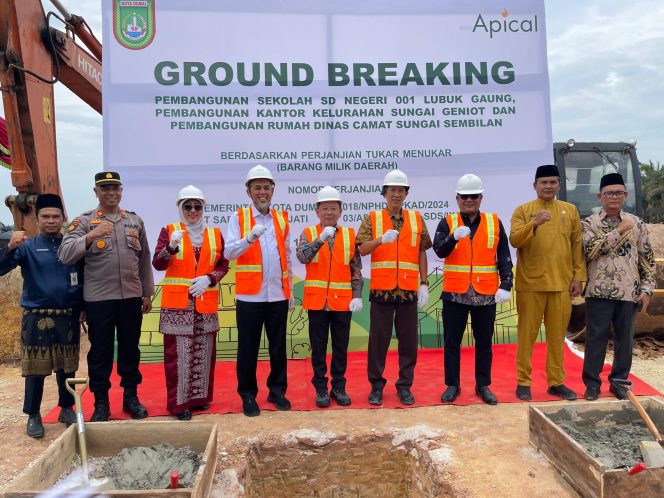 
					Apical Group Dukung Pembangunan Komplek Baru SDN 001 Lubuk Gaung di Dumai