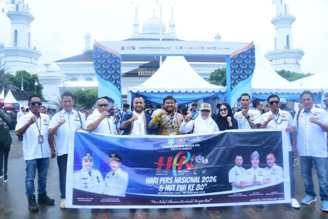 
					Pemkab Bengkalis Bersama Awak Media Ikuti Peringatan Hari Pers Nasional di Banten