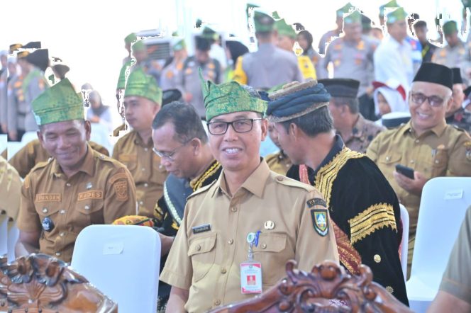 
					Bupati Bengkalis Hadiri Peresmian dan Peletakan Batu Pertama Jembatan Merah Putih Presisi di Kampar