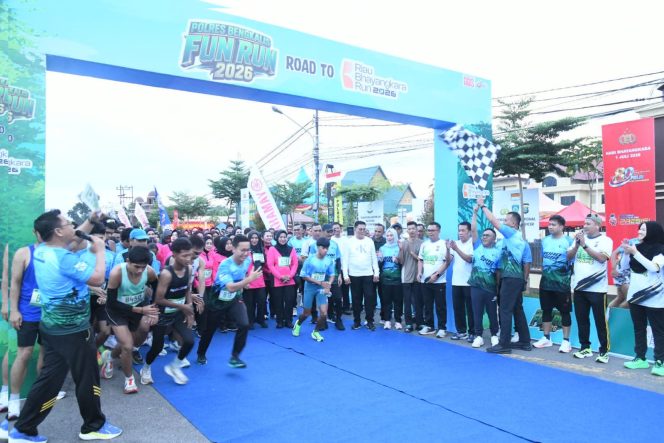 
					Peringati Hari Bhayangkara 2026, Ratusan Peserta Ikuti Fun Run 8K Polres Bengkalis