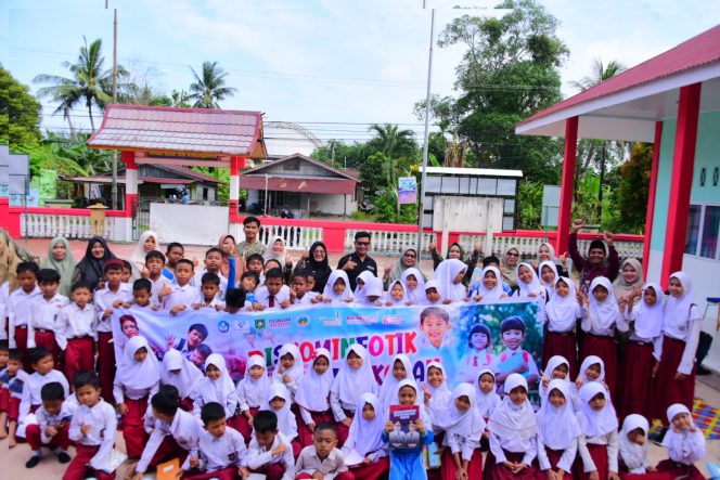 
					Diskominfotik Bengkalis Edukasi Siswa SD Negeri 5 Penggunaan Gawai, Bullying dan Hoaks